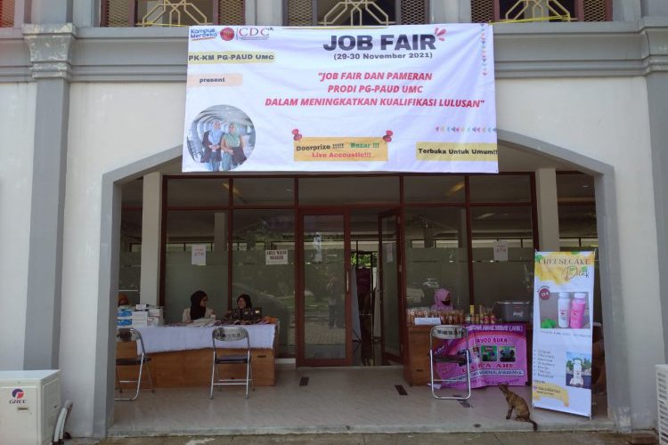 Prodi PGPAUD UMC Sukses Gelar Job Fair dan Exhibition 2021 UMC Press